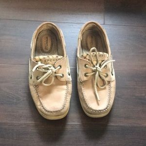 Sperry leather top siders